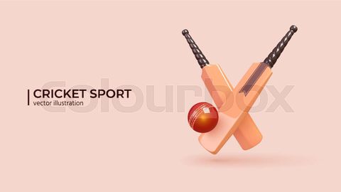 Realistic cricket world cup trophy on plain Vector Image